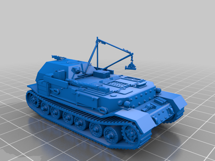 Berg Tiger vi Panzer sgm 3d Drucken 3d print model - Mito3D