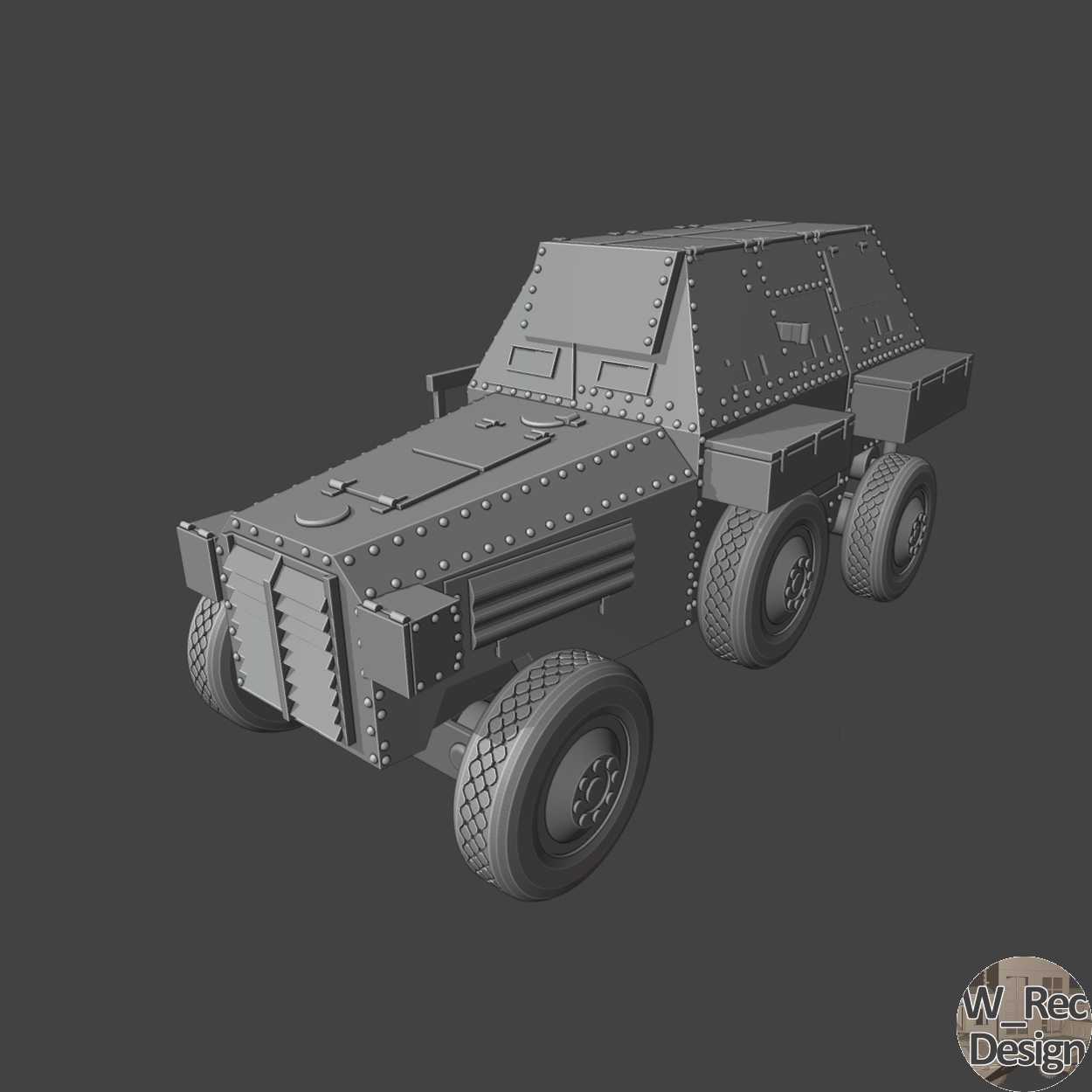 berliet odun oyun 28mm 1 56 cıvata aksiyon ww2 fransızca zırhlı araba savaş oyunları masaüstü araç 3D print model - Mito3D