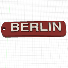 Berlin la casa papel Schlüssel Ring Bella ciao 3d print model - Mito3D
