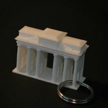 berlin brandenburger tor la joyería llaveros arquitectura 3d print model - Mito3D