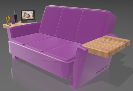 Bernadettes Sofa 3d print model - Mito3D
