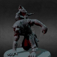 enloquecido hombres lobo 3d print model - Mito3D