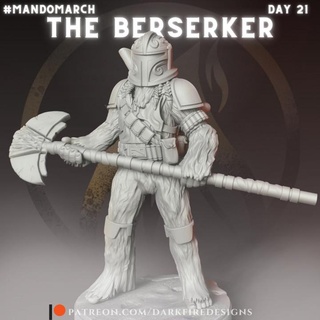 berserker star wars mandalorian crusaders mandos 3d print model - Mito3D