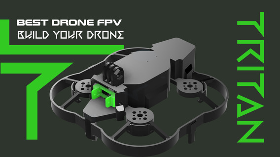 Beste Drohne fpv dji Luft Einheit iflight Rennfahrer 3d print model - Mito3D