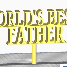 best father mother award art fathers day mothers 3d print model - Mito3D