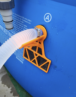 bestway hose bracket holder pool outdoor summer gasket water 3d print model - Mito3D