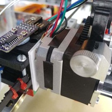 beta piezo sonda z e3d titán aero montado directo motor 3d_printer_parts 3d print model - Mito3D