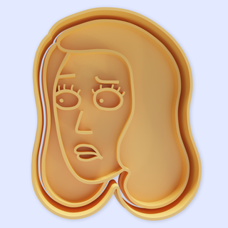 beth fabbro biscotto taglierina cucina cibo bevanda animato serie supporto Basso poli arte cartone 3d print model - Mito3D