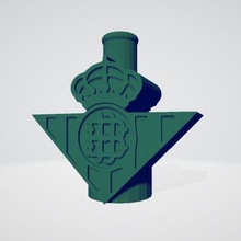 Betis escudo bocal shisha extrusora bongo futebol 3d print model - Mito3D