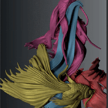 Betta Fisch Fische 3d print model - Mito3D