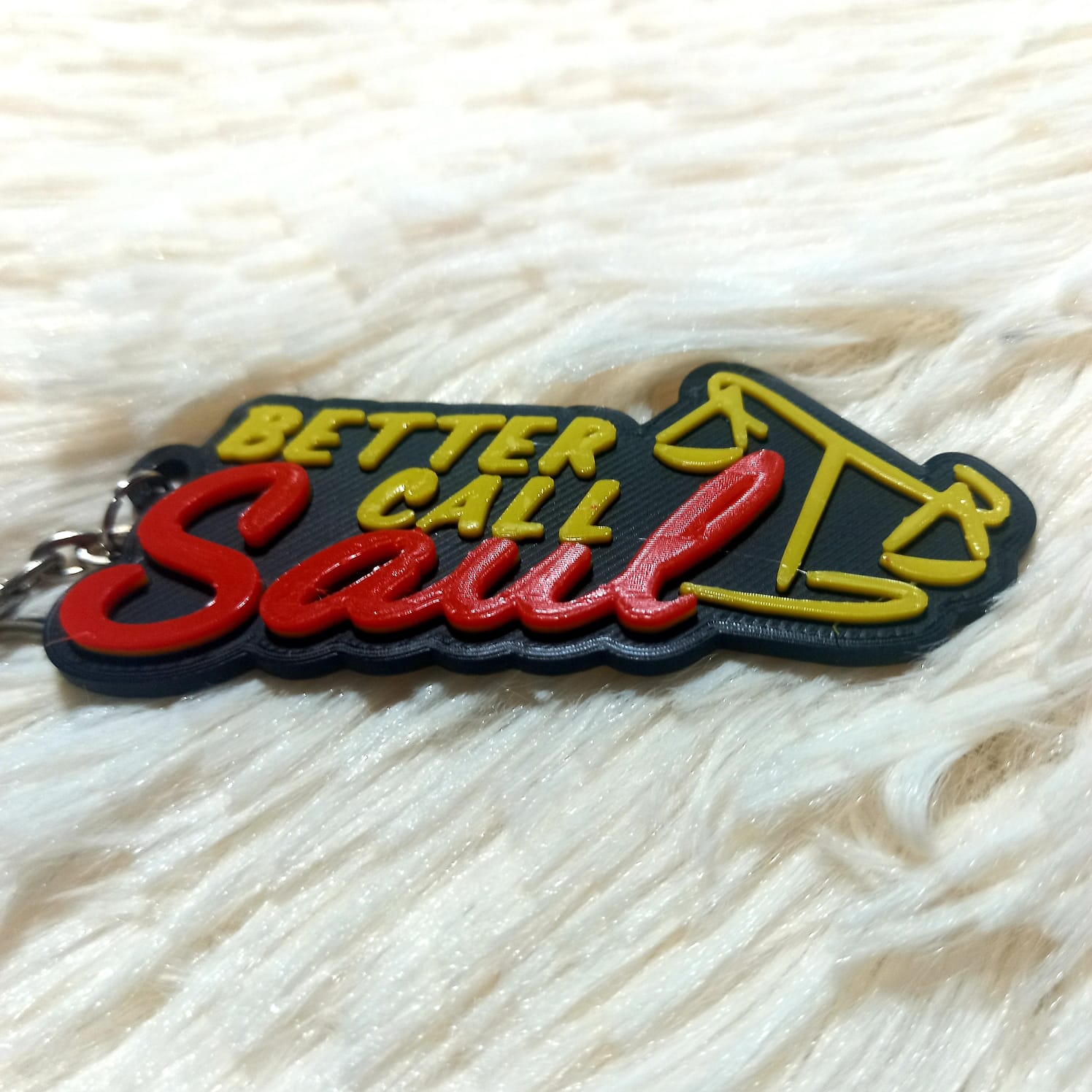 better call saul logo t-shirt goodman breaking bad key rings keychain 3D print model - Mito3D