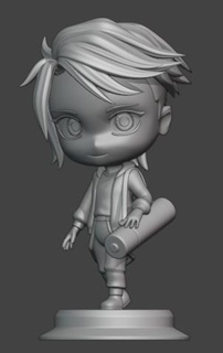 betty chibo3d chibi kawai figures 3d print model - Mito3D