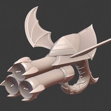 bewitching fortune prestige weapon lol cosplay 3d print model 3d print model - Mito3D