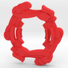 beyblade samba cutter attack ring anime series 3d print model - Mito3D