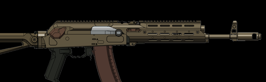 bf-ak easy build 01 sbr rifle full kits rar ak airsoft parts aeg kits  3d print model - Mito3D