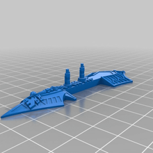 bfg kaos kruvazör işaret savaş filosu gotik toy_game_accessories 3d print model - Mito3D