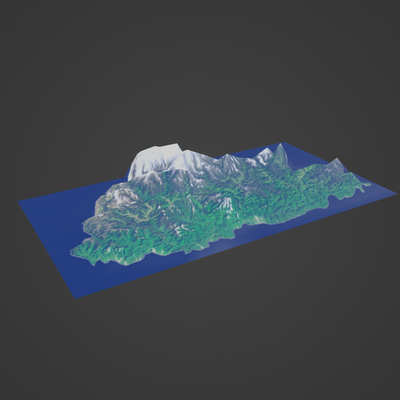 bhutan karte geografisch terrain welt erde stadt dorf topographie kartographie berg insel landschaft satellit atlas nation land global 3d print model - Mito3D