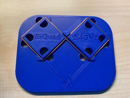 bi quad 2 4ghz biegeschablone bending template DIY 3d print model - Mito3D