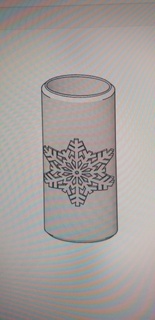 bic encendedor caso funda copo nieve 3d print model - Mito3D
