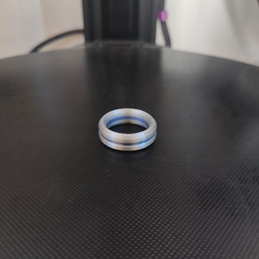 bicolor ring jewelry 3D print model - Mito3D