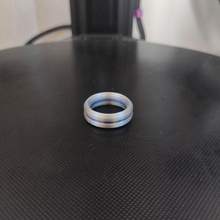 bicolor anillo joyería joya 3d print model - Mito3D