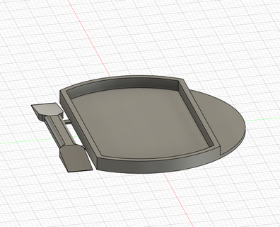 bicomponente cola mistura bandeja ferramentas mixing tray toll glue 3d print model - Mito3D