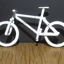 bicycle bike 2 wheels bmx saddle pedal vtt handlebar road 3d print model - Mito3D