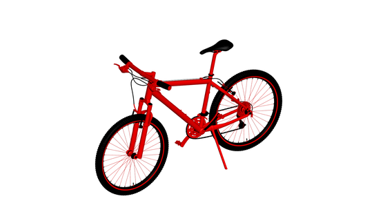 bicicleta esporte Toque bola 3d print model - Mito3D