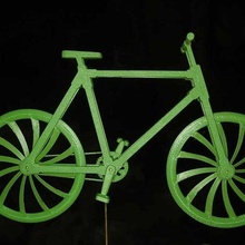 vélo Moulin vent jardin mobile Extérieur 3d print model - Mito3D