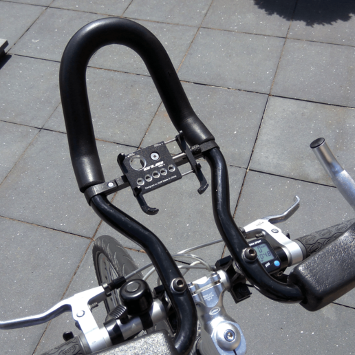 bisiklet aero Barlar telefon Kulp destek binmek gadget sürmek akıllı 3D print model - Mito3D