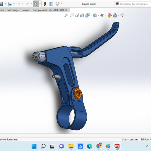 Fahrrad Bremse 3D print model - Mito3D