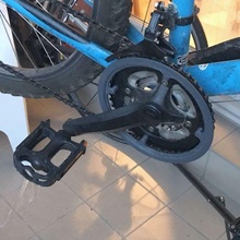bicycle chain guard crankset 42 34 teeth bike vtt fiy repair cycling 3d print model - Mito3D