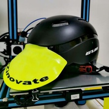 bicicleta capacete escudo sombra 3d print model - Mito3D