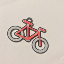 bicicletta portachiavi 3d print model - Mito3D