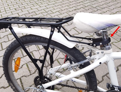 bisiklet raf binmek Kulp destek 3d print model - Mito3D