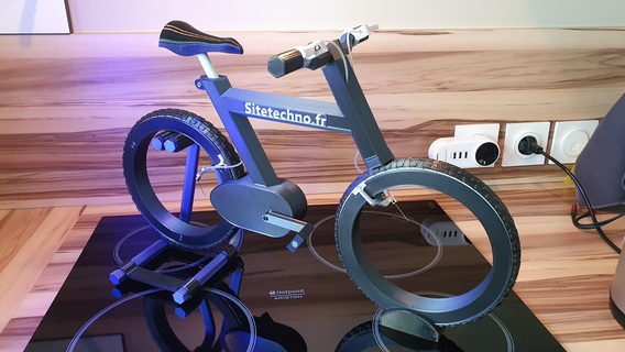 bicicleta cubo stl arquivos tron 3d print model - Mito3D