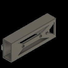 bicycle lock holder home bike key light designed frame mount screws trilock 3d print model - Mito3D