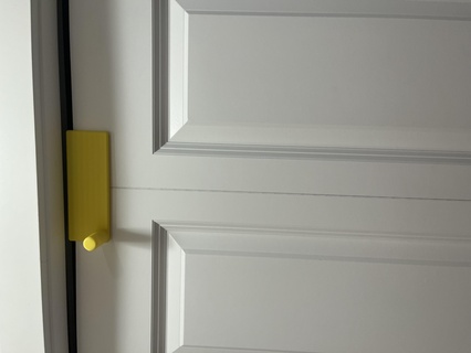 bifold door lock bifolddoor diy custom toddler safety child home improvement 3d print model - Mito3D