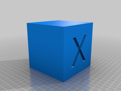big ass 100mm vase calibration cube mode 3d printing tests 3d print model - Mito3D