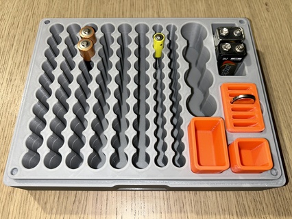 grande batería caja flsun fl Dom v400 caso funda 3d print model - Mito3D