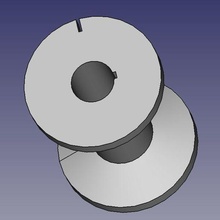 grande bobina cotone lifehack cucire aiuto Fai 3d print model - Mito3D
