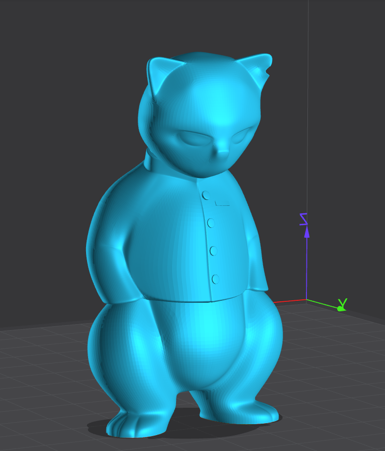 grande gatto gioco 3D print model - Mito3D