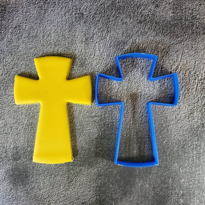 grande cruzar galleta cortador sacramentos ángel sacramento pastel decoración cortadores arte 3d print model - Mito3D