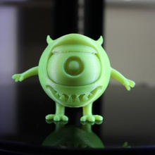 große Augen-monster Spiel mike wazowski pixar cie wasowski 3d print model - Mito3D