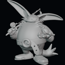 big froggy sonic figure 3d print model - Mito3D