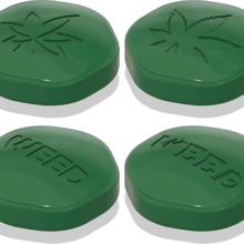 grande pílula verde jogo adereços comprimidos piadas piada canabis 3d print model - Mito3D