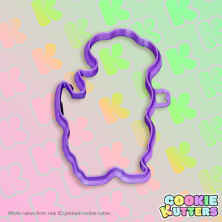 big hat smiley chef cookie cutter mold silhouette kutters kitchen food recipe cookies 3d print contour 3d print model - Mito3D
