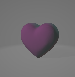 big heart 3d print model - Mito3D