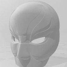 gros héros 6 masque art yokai 3d print model - Mito3D