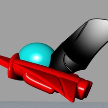 gran mazinger cerebro cóndor de la nave juego los juguetes humanoide aeronave estrella evolución el robot 3d print model - Mito3D